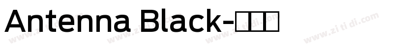 Antenna Black字体转换